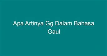 Dc Apa Artinya Dalam Bahasa Gaul